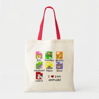 Zoo Animals Tshirts and Gifts bag