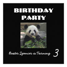 Zoo Birthday Party Invitation