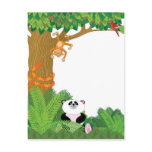 Zoo Border Post Cards