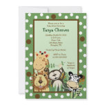 ZOO CREW Jungle Safari Baby Shower 5x7 Invitation