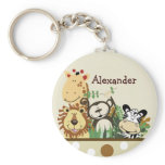 ZOO CREW (Tan) Favor or Name Tag Key Chains