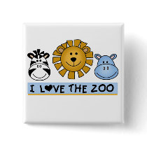 Zoo Friends buttons