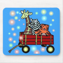Zoo Friends Mousepad by deesbasenjis Zoo Friends Mousepad