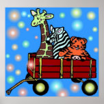 Zoo Friends Poster posters