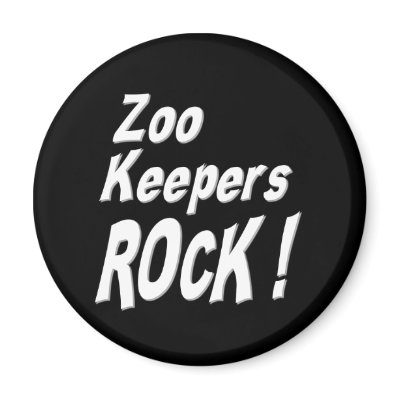 Zoo Keepers Rock! Magnet by TShirtDotCom