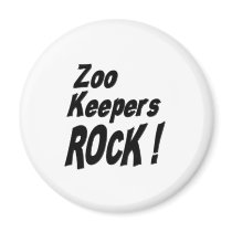 Zoo Keepers Rock! Magnet