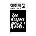 Zoo Keepers Rock ! postage by TShirtDotCom Zoo Keepers Rock ! postage