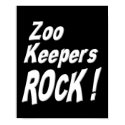 Zoo Keepers Rock! Poster Print by TShirtDotCom Zoo Keepers Rock! Poster Print