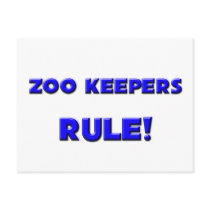 Zoo Keepers Rule! postcards