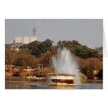 Zoo Lake Fountain Card