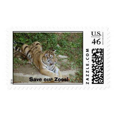 zoo, Save our Zoos! Postage Stamps by saramacqueen