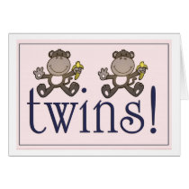 Zoo themed twin boy card ... by aslentz Zoo themed twin boy card ...