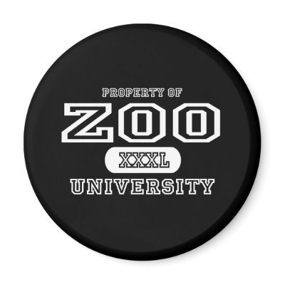 Zoo University Dark Magnet by universityshirts