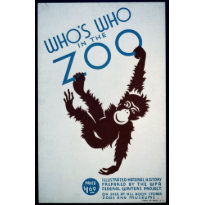 Zoo Vintage Travel Poster Ad Retro Prints print
