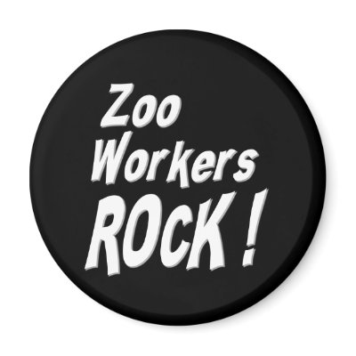Zoo Workers Rock! Magnet by TShirtDotCom