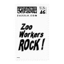 Zoo Workers Rock ! postage by TShirtDotCom Zoo Workers Rock ! postage