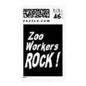 Zoo workers Rock ! postage by TShirtDotCom Zoo workers Rock ! postage