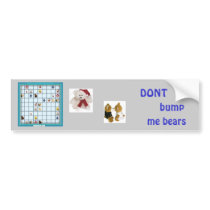 ZOODOKOO Bears bumper sticker