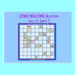 ZOODOKOO Easter sweeties postcards