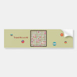 ZOODOKOO World bumper sticker
