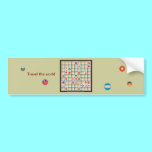 ZOODOKOO World bumper sticker bumper stickers