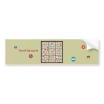 ZOODOKOO World bumper sticker