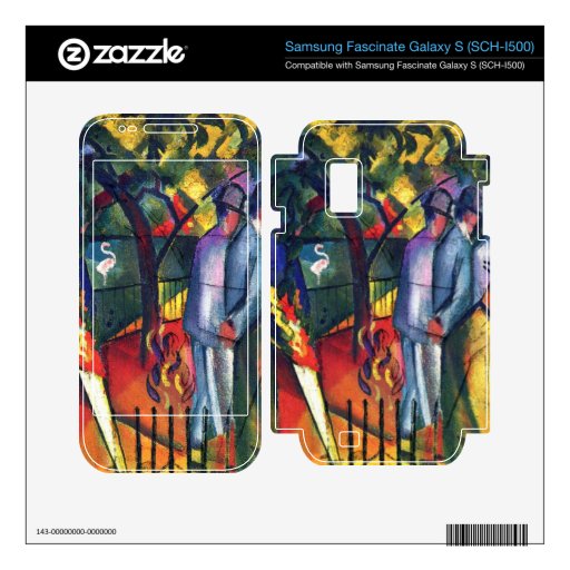 zoological gardens by August Macke Samsung Fascinate Skins