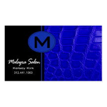 Zoology Crocodile Business Card template