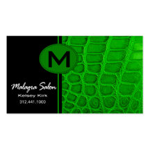 Zoology Crocodile Business Card template