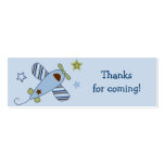 Zoom Along Airplane Baby Shower Favor Gift Tags Business Cards