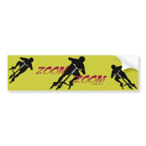 ZOOM ZOOM BUMPER STICKERS