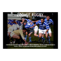 ZOOMIE RUGBY posters
