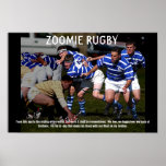 ZOOMIE RUGBY PRINT