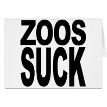 Zoos Suck Cards