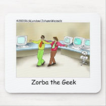 Zorba The Geek Funny Gifts & Collectibles Mouse Pad