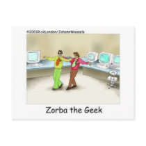 Zorba The Geek Funny Gifts & Collectibles Post Cards