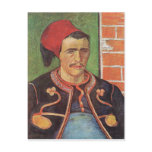 Zouave half figure by Vincent van Gogh Postcard