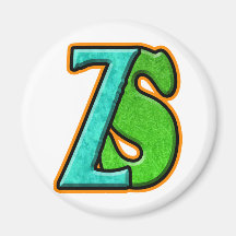 ZS - Zombie Squash TM Fridge Magnets