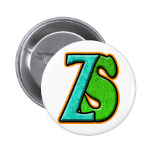 ZS - Zombie Squash TM Pinback Buttons