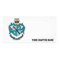 ZTA Crest Color Personalized Photo Card