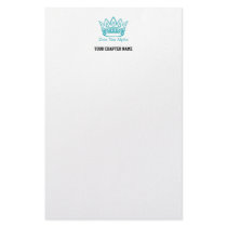 ZTA Crown with ZTA Personalized Stationery