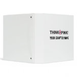 ZTA Think Pink! 3 Ring Binder