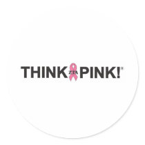 ZTA Think Pink! Sticker