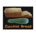 Zucchini Bread postcard