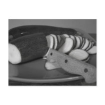 zucchini postcard