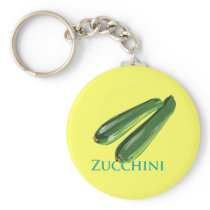Zucchini Squash Key Chains