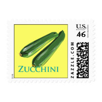 Zucchini Squash Postage Stamp