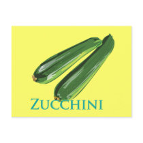 Zucchini Squash Post Cards