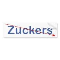 Zuckers IPO FB Crash Bumper Stickers