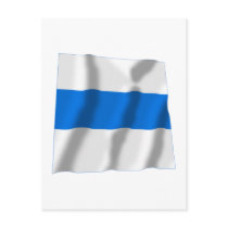 Zug Waving Flag postcards by Vexillophile Zug Waving Flag postcards